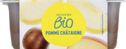 Monoprix Bio Jablečno-kaštanové pyré 4x100g