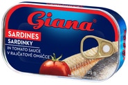 Giana Sardinky v tomatové omáčce