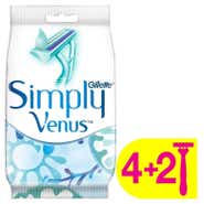 Gillette Simply Venus 2 dámské pohotová holítka s zvlhčujícím páskem