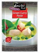 Exotic Food Authentic Thai Zelená kari pasta