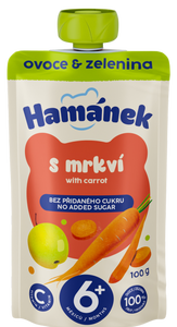 Hamánek Mrkev s jablkem 100g