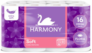 Harmony Toaletní papír soft flora perfumes  3-vrstvý 16,7m
