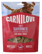 Carnilove Soft snack Sardines enriched with Wild garlic pro psy