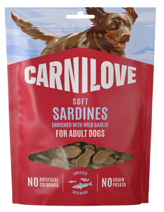 Carnilove Soft snack Sardines enriched with Wild garlic pro psy