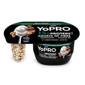 YoPRO Mix&Crunch jogurt s ořechovou granolou