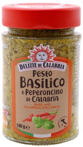 Delizie di Calabria Pálivé bazalkové pesto