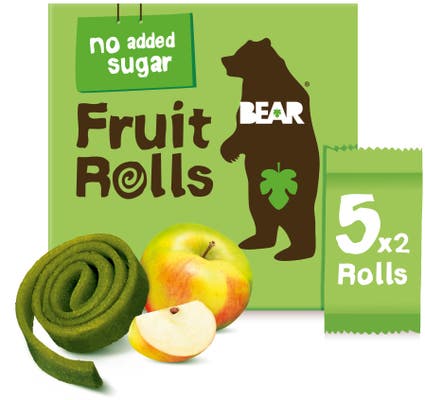 Czech Republic product data sample: Bear Fruit Rolls ovocné plátky Jablko 5x20g