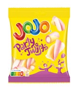 Jojo PartyTwist pěnové bonbóny s příchutí zmrzliny, broskví a borůvek