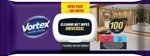 Vortex Vlhčené ubrousky Universal, 100ks