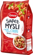 Emco Super Mysli bez přidaného cukru Křupavé s jahodami