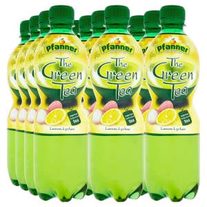 Pfanner Ledový čaj zelený citron+liči 12x500ml