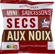 Monoprix Mini klobásky s vlašskými ořechy