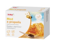 Dr.Max Pastilky Med a propolis 24 pastilek