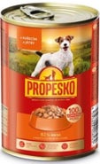 Propesko Konzerva pro psy s kurecím a játry 