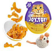 JOY&TOY Vajíčko pro kočky s překvapením Thin Flakes - kuřecí masíčko