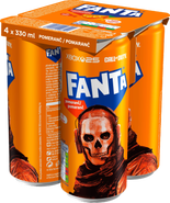 Fanta Pomeranč Multipack, plech 4x330ml