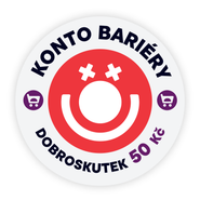 Konto Bariéry Dobroskutek 50 Kč