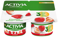 Activia Probiotický jogurt jahoda 4x120g
