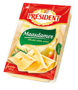 Président Maasdamer plátkový sýr
