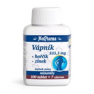 Medpharma MedPharma Vápník Hořčík Zinek 107 tablet