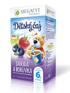 Megafyt Dětský čaj Jahoda a borůvka 20x2 g