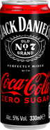 Coca-Cola Zero & Jack Daniel's Tennessee Whiskey