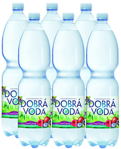 Dobrá voda Ochucená lesní plody 6 x 1,5l