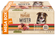 Propesko Mistr kapsičky pro psy, maso omáčka, 40x85g 