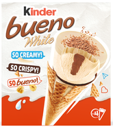 Kinder Bueno White kornout Multipack mraž. 4 x 90 ml