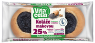Vitacelia Koláče bezlepkové s náplní makovou 2x50g