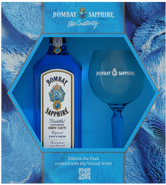 Bombay Sapphire & Sklenice (dárkové balení)