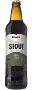 Primátor Stout, tmavé svrchně kvašené plné pivo, sklo