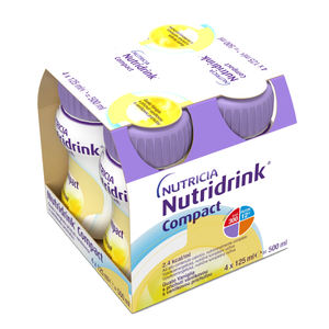 Nutridrink Compact s příchutí vanilkovou 4x125 ml