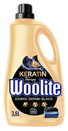 Woolite Keratin Therapy Dark, Black & Denim tekutý prací prostředek, 3,6L
