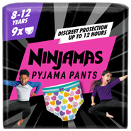 Pampers Ninjamas Pyjama Pants Heart vel. 8 (27-43 kg)