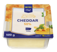 Metro Chef Cheddar 50 %, plátky
