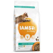 IAMS for Vitality granule s kuřecím pro kastrované kočky