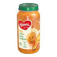Hami Masozeleninový příkrm Krůtí stehno s mrkví, batáty a bulgurem