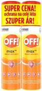 OFF! Repelent MAX, 2x100ml
