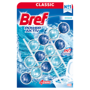 Bref Power Aktiv Ocean tuhý WC blok 3x50g