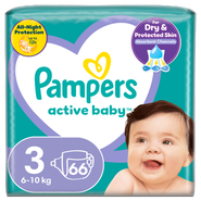 Pampers Active Baby Maxi Pack vel. 3 (6-10kg)