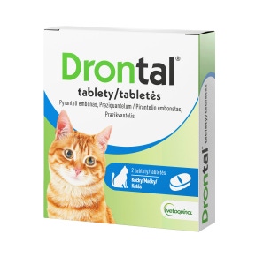 Náhled kategorie Drontal pro kočky 2 tablety