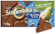 ORION Studentská pečeť mléčná čokoláda s arašídy, želé a kousky s chutí hrušek