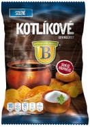 Originální hospodské brambůrky Kotlíkové brambůrky solené