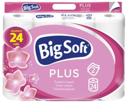 Big Soft Plus Toaletní papír 2-vrstvý 24 Rolí