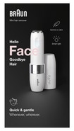 Braun Face Mini Hair Remover FS1000, Elektrický odstraňovač chloupků na obličeji pro ženy