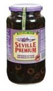 Seville Premium černé olivy bez pecky