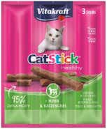 Vitakraft Cat Stick mini tyčinky kuře + kočičí tráva