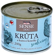 Sokol Falco SENSE DOG krůta a kuřecí, konzerva pro psy