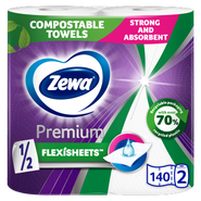 Zewa Premium FlexiSheets kuchyňské utěrky, 2vrstvé, 2 role